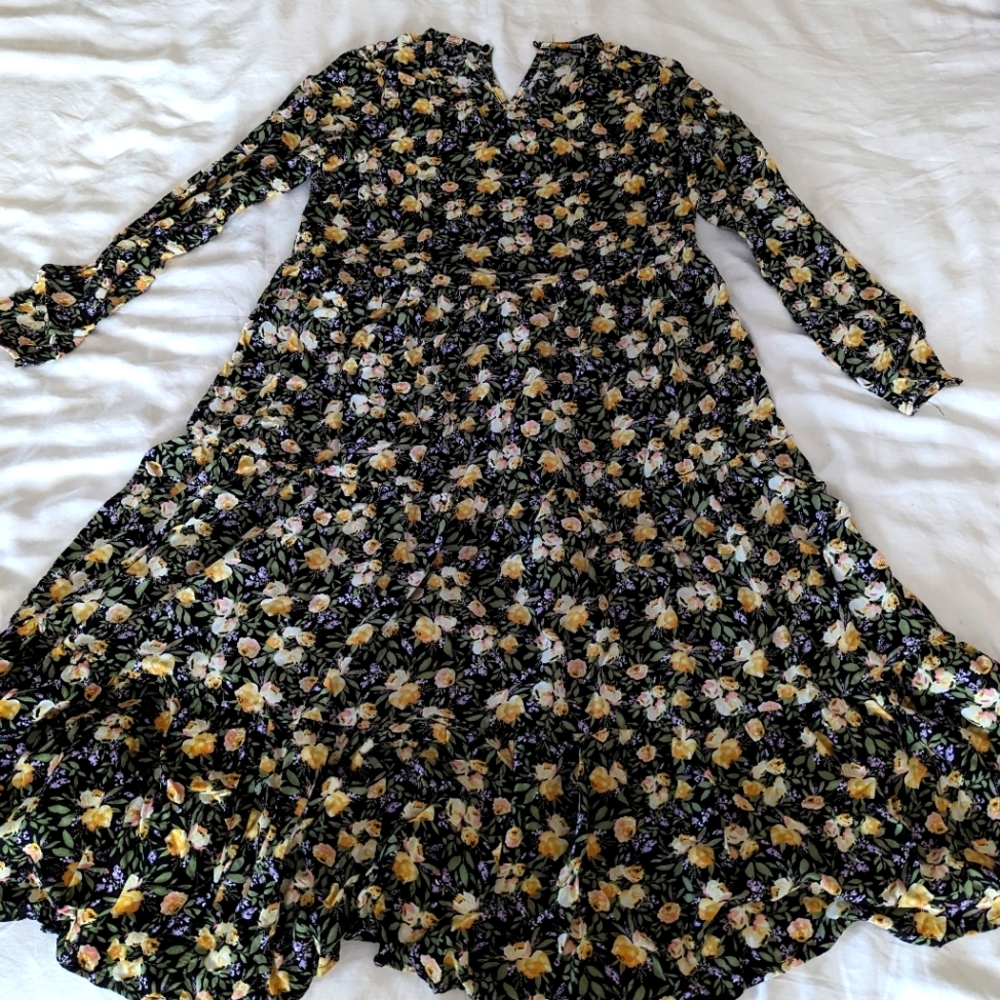 Long Sleeve Floral Dress
